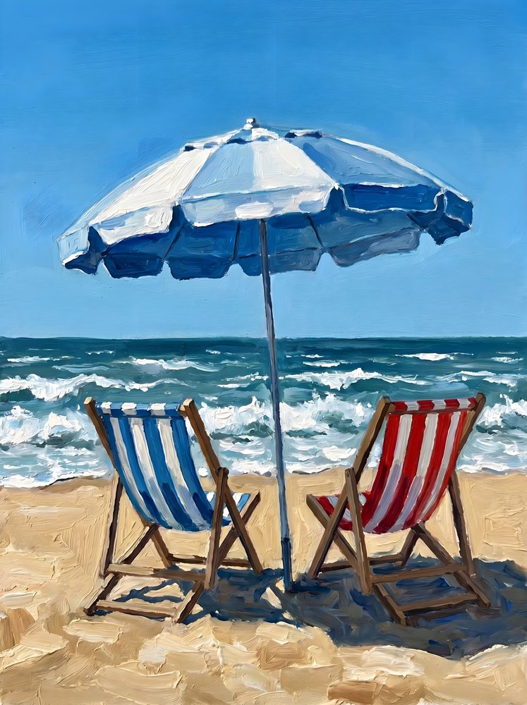 Sonnige Strandstühle von HUGO