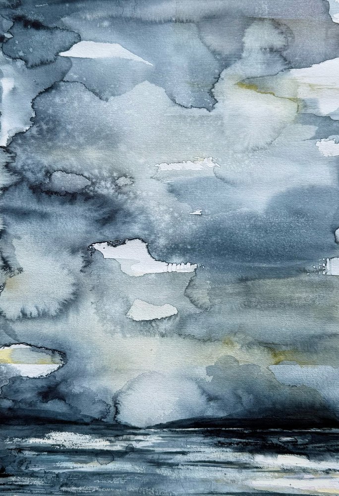 Stimmungsvolle Meereslandschaft von Helena Ryhle