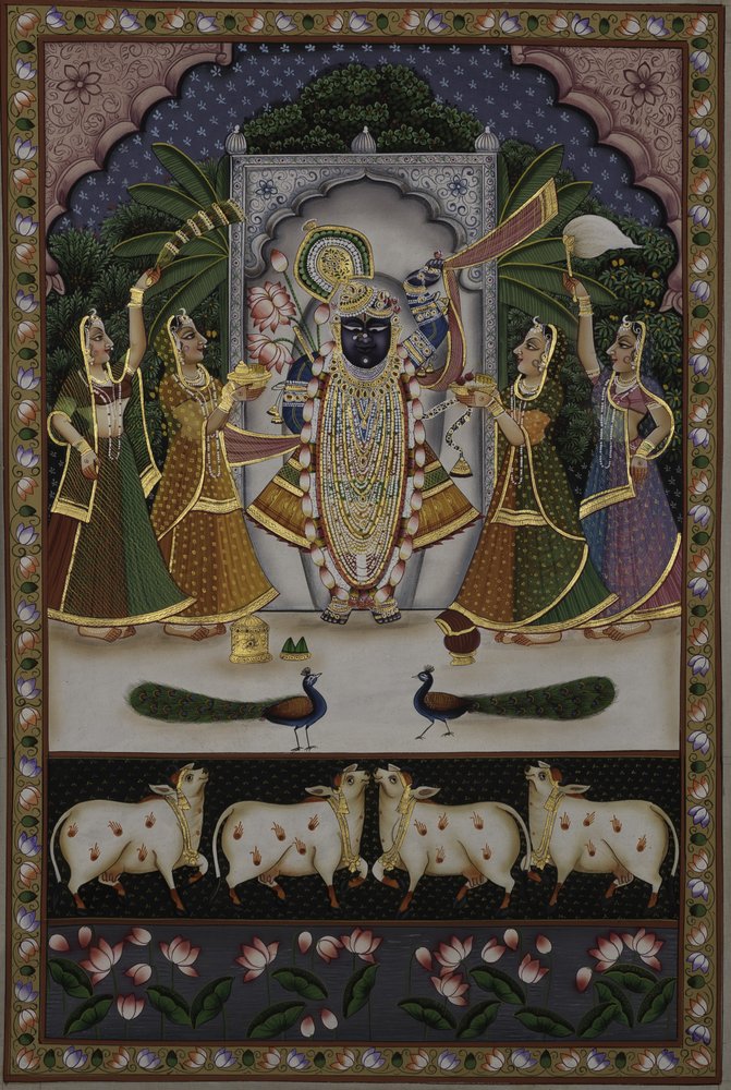 Shreenathji mit Gopis von IMAGINEERS STUDIO