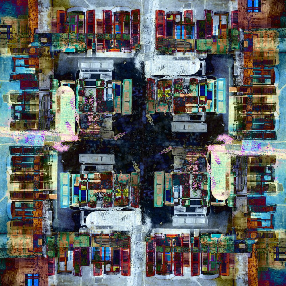 Bunter urbaner Markt von Igor Shrayer