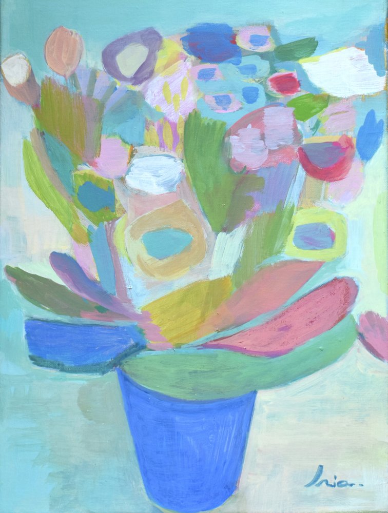Lebhaftes abstraktes Bouquet von Iria Fernandez