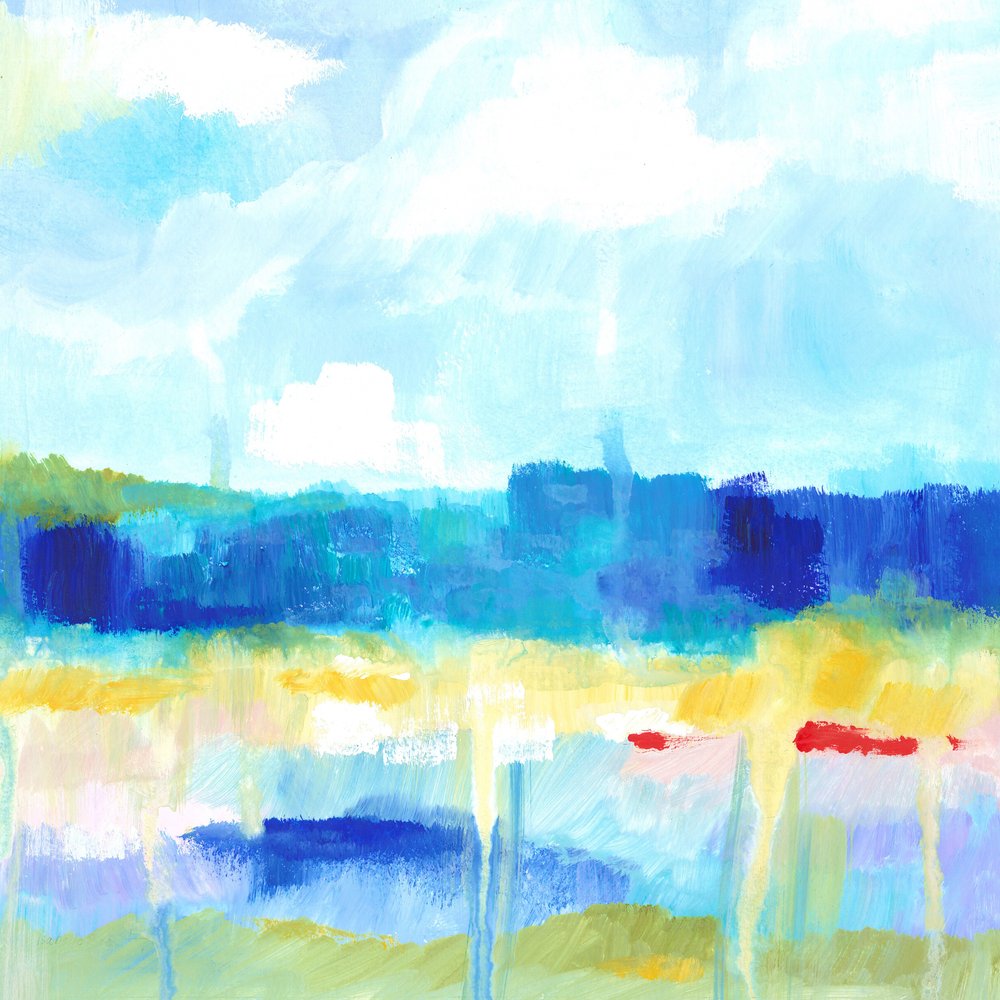 Abstrakte Landschaft 02 von Isabelle Brent