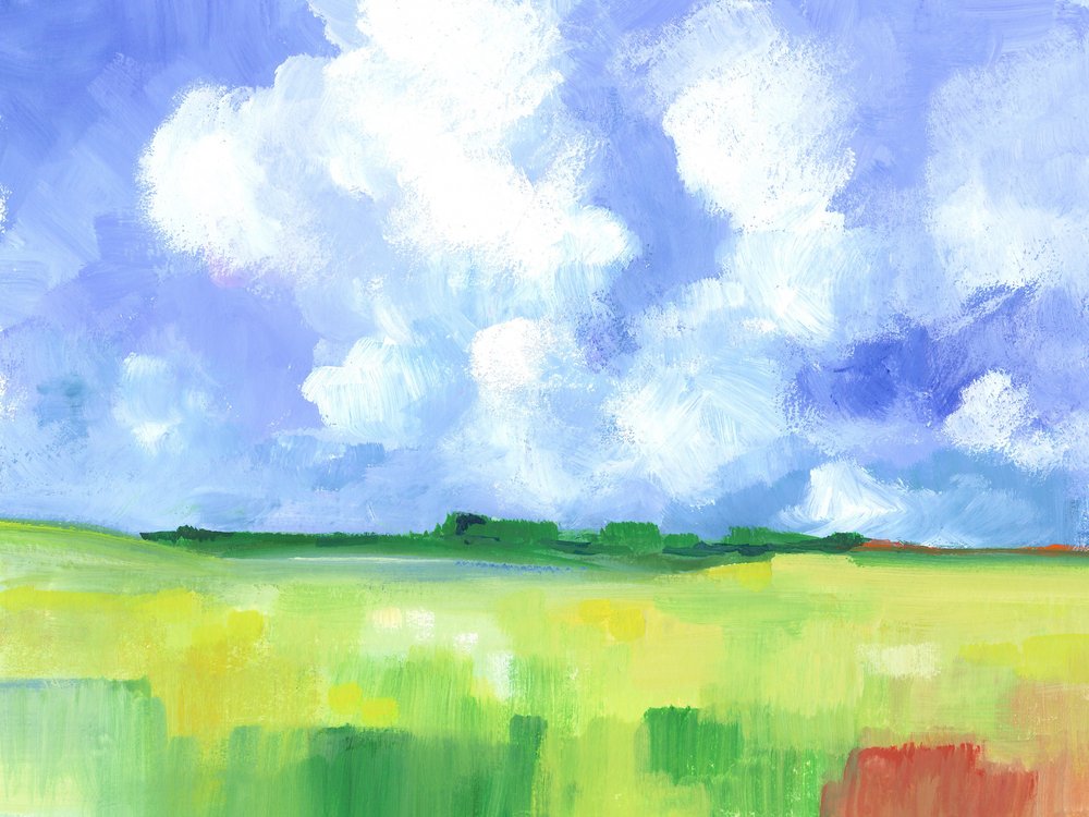 Abstrakte Landschaft 03 von Isabelle Brent