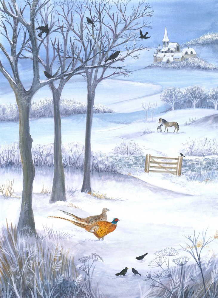 Die Schönheit einer Winterlandschaft von Isabelle Brent