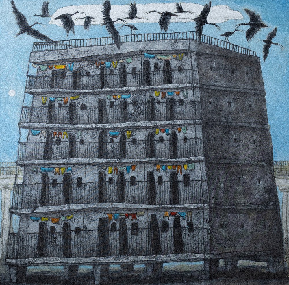 Städtischer Turm Vögel von James Kamande