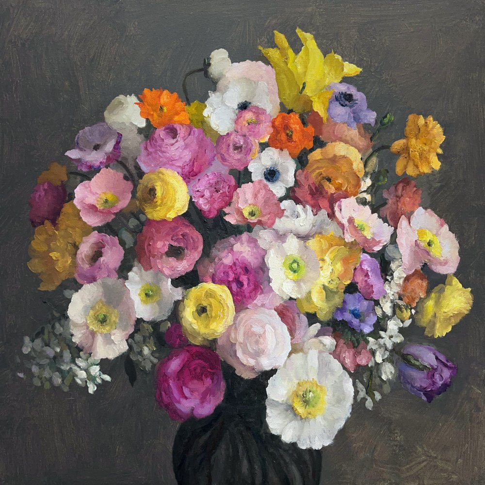 Lebendiger Blumenstrauß von James Zamora