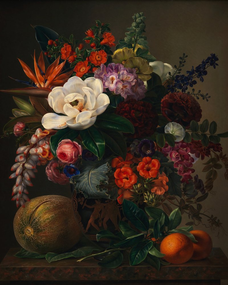 Eine Vase mit Blumen von Johan Laurentz Jensen