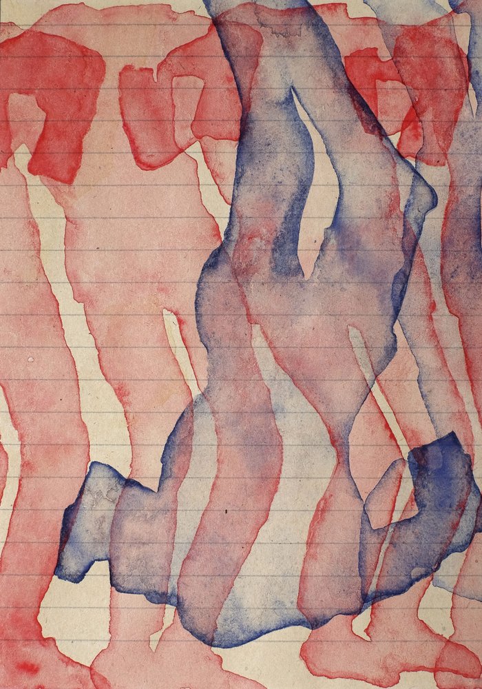 Abstrakter Aquarellfluss von Joshua Hoskins
