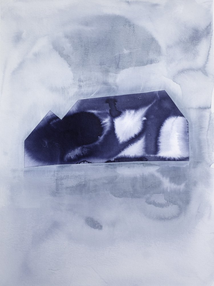Blaues Tintenhaus von Joshua Hoskins