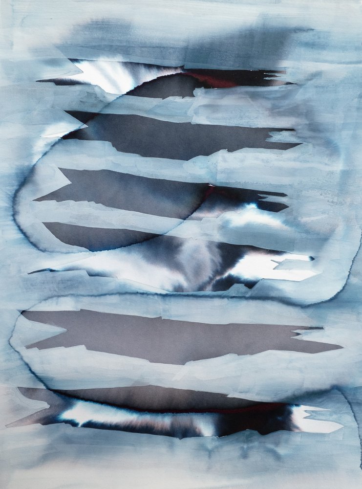 Gewaschene Indigo-Schichten von Joshua Hoskins