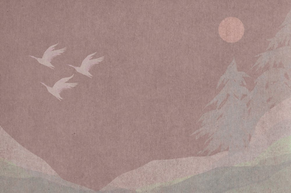Vögel über Waldmond von Josie George
