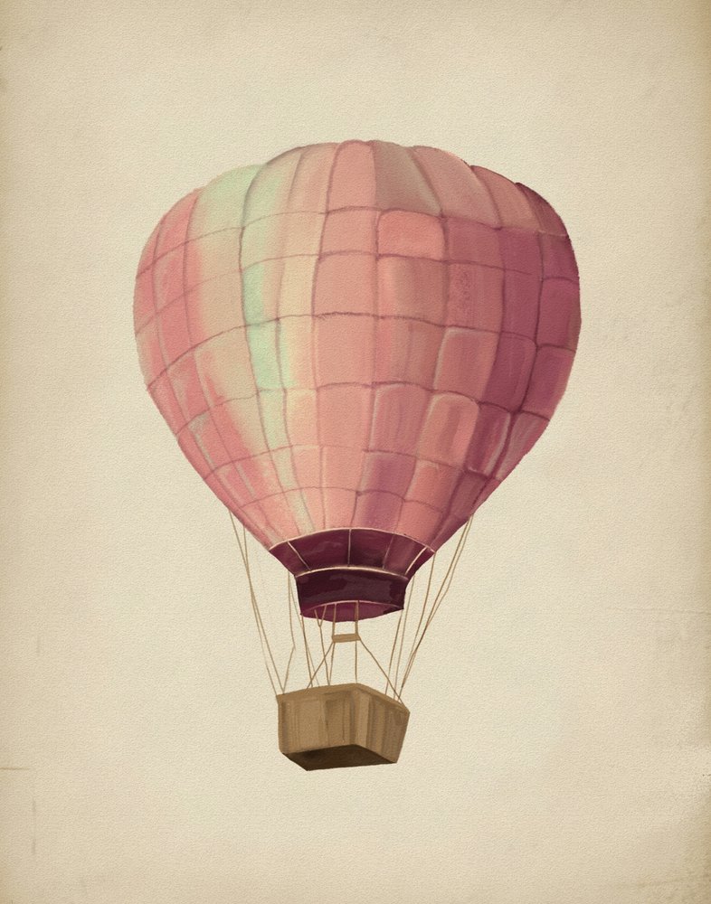 Träumender Rosa Ballon von Josie George