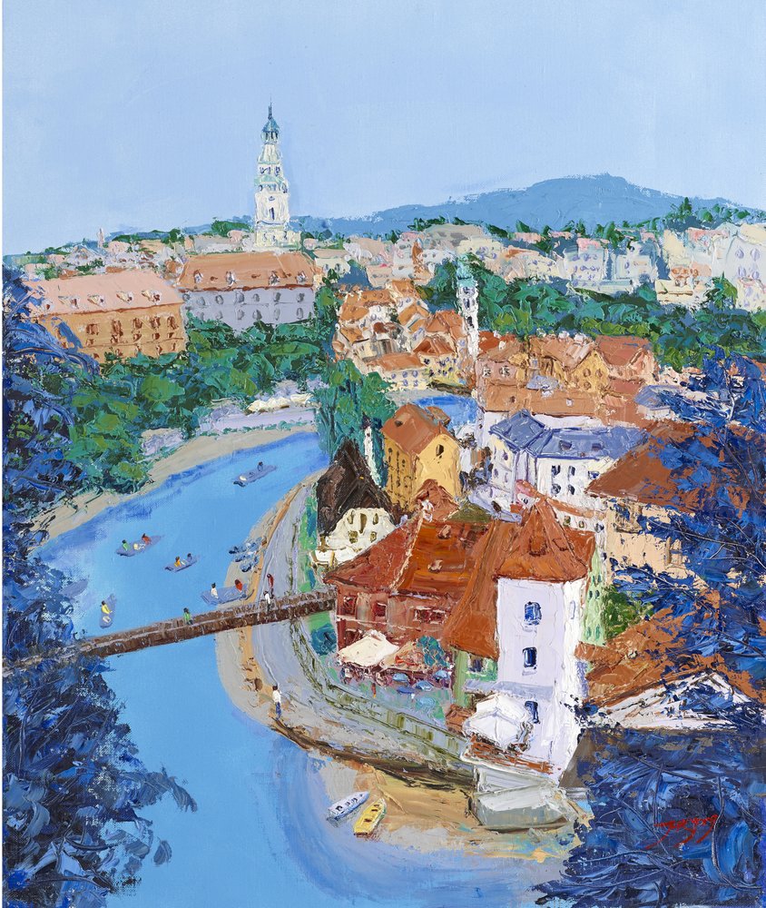 Farbenreiche Flussstadt von Jukyong Park