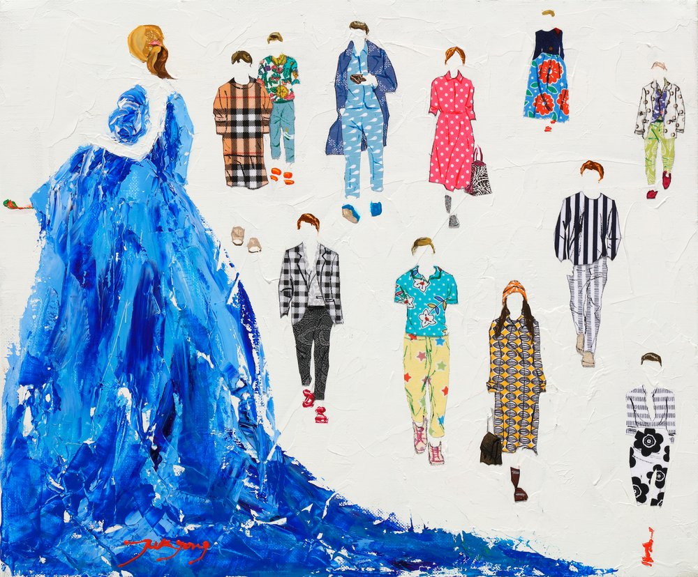 Moderne Modefiguren von Jukyong Park