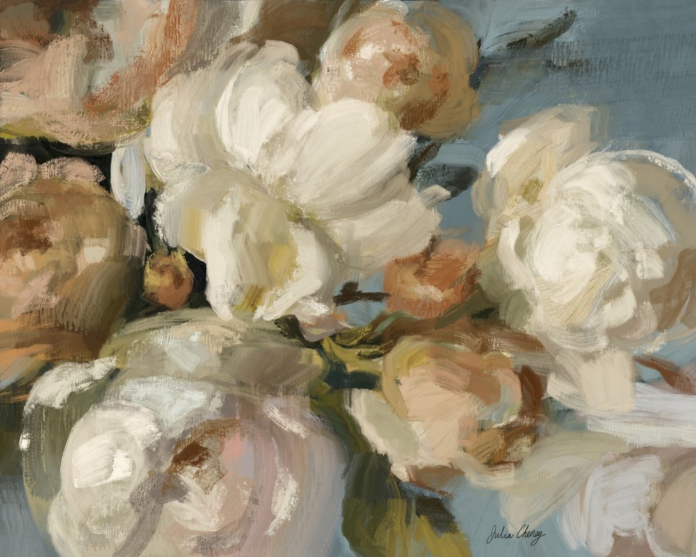 Weiche weiße Blüten von Julia Cheney