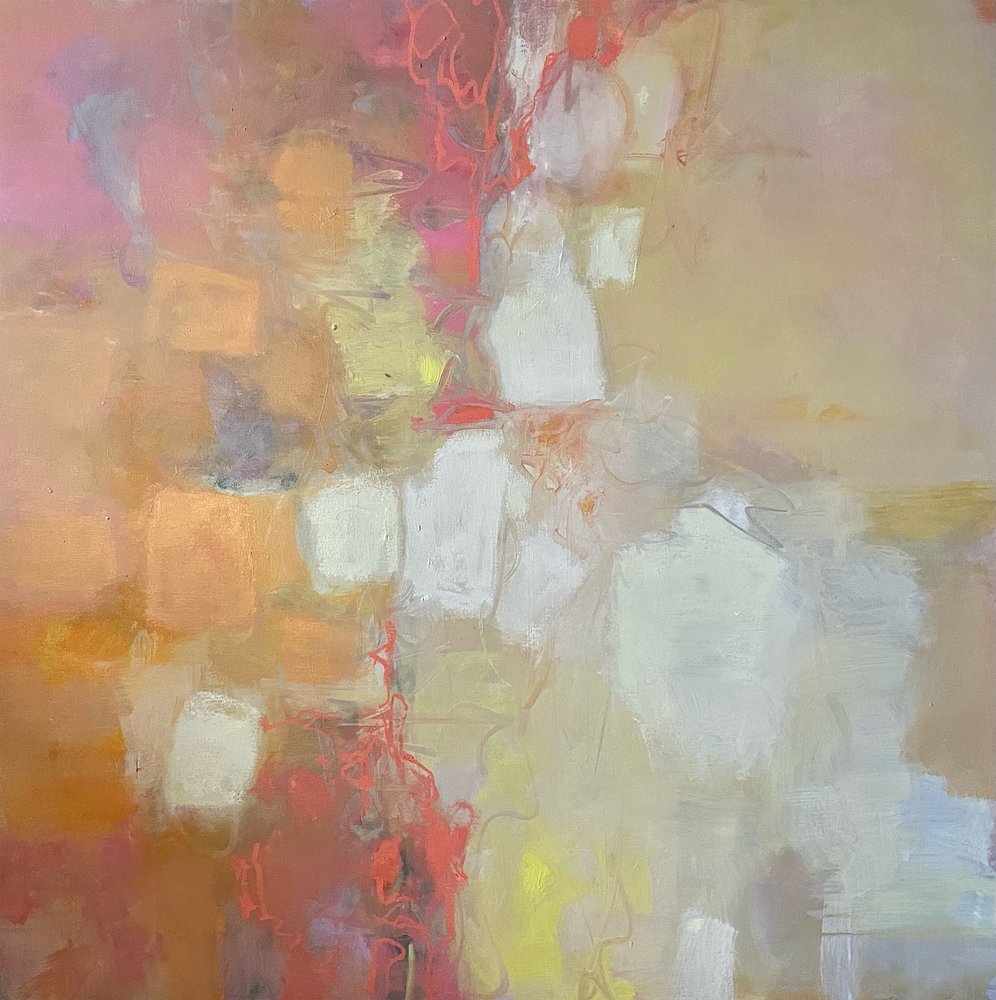 Warmer Abstrakter Fluss von Julia Purinton