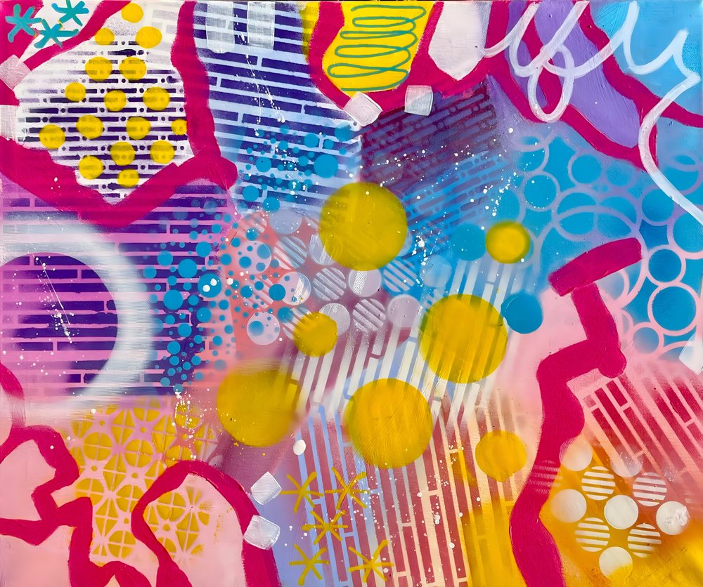 Verspielte geometrische Farben von Kajsa Bergström