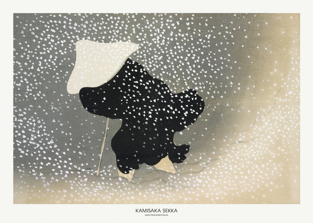 Schnee aus Momoyogusa von Kamisaka Sekka