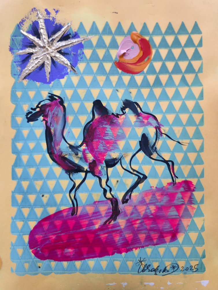 Kamel und Stern von Kanat Ibragimov