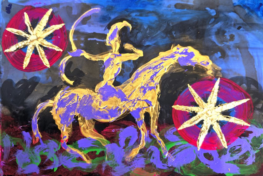Goldene Bogenschützensterne von Kanat Ibragimov