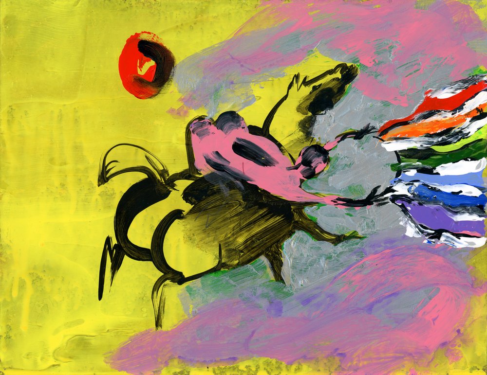 Freudige Regenbogenfiguren von Kanat Ibragimov