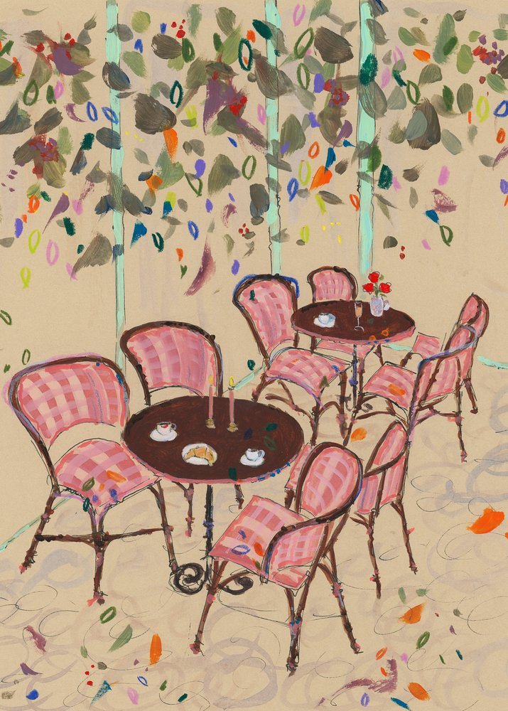 Pariser Bistro-Stimmung von Katharina Puritscher