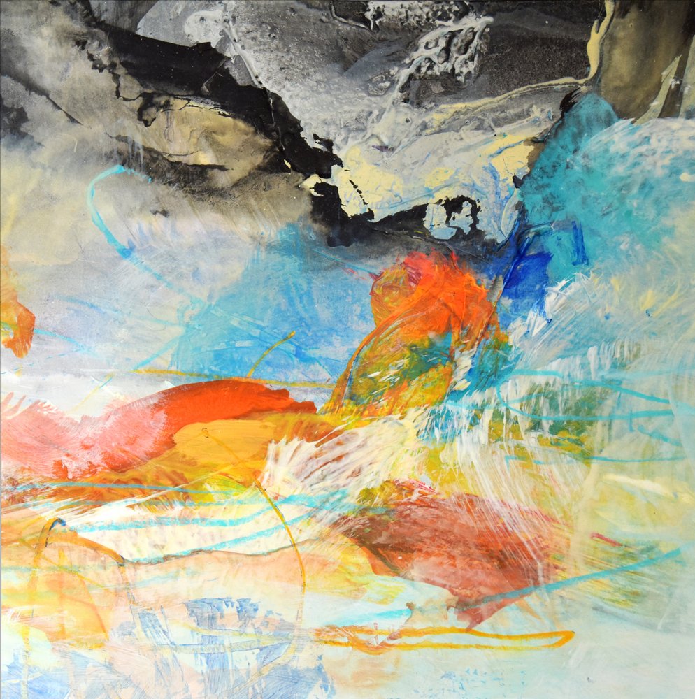 Dynamischer Farbfluss von Kirsten Handelmann