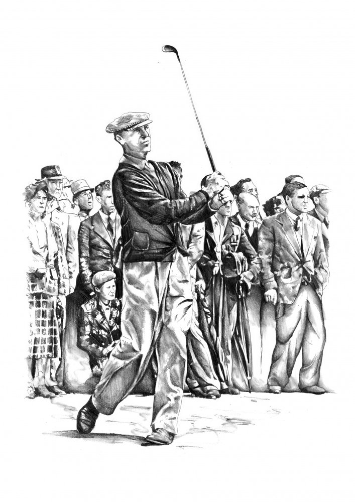 Klassischer Golfschwung von Kulik