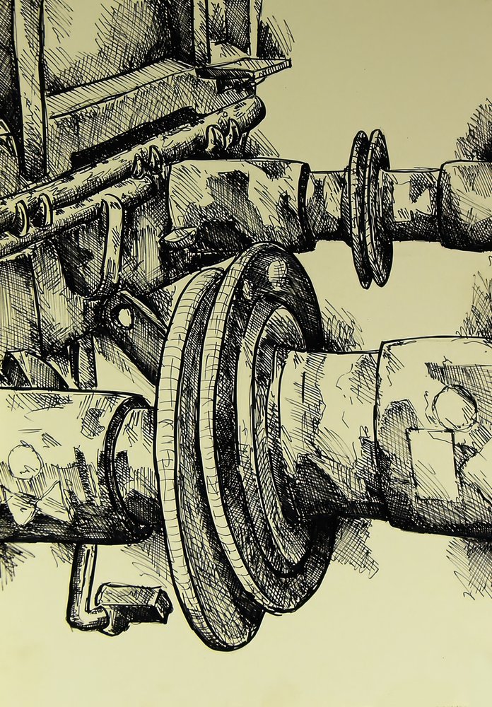 Industrielle Maschinendetail von Kulik