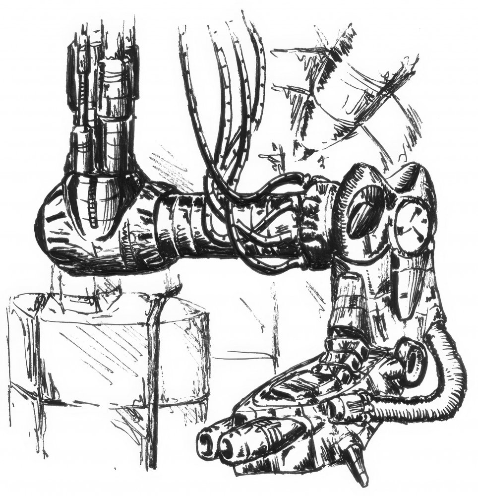 Sci-Fi-Roboterarm von Kulik