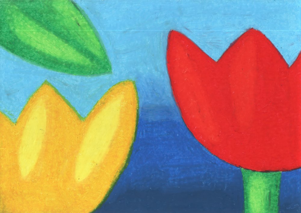 Lebhaftes florales Abstrakt von Kulik
