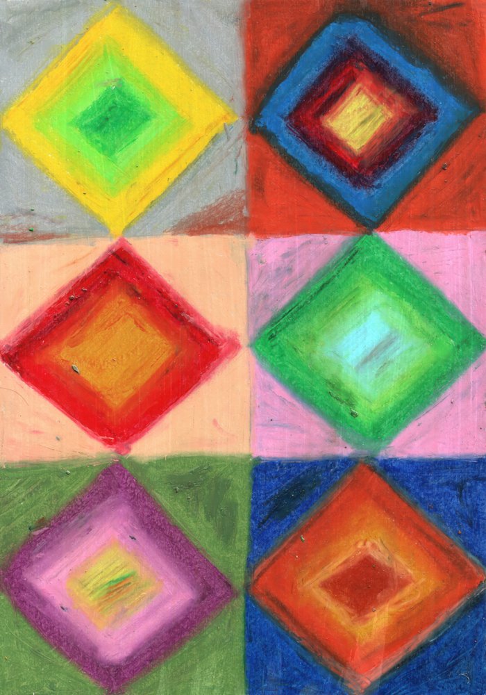 Lebendige geometrische Diamanten von Kulik