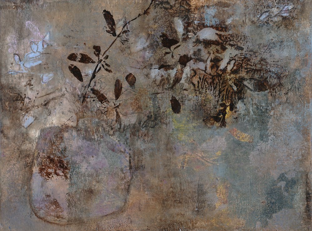 Gedämpftes botanisches Stillleben von Lena Ru