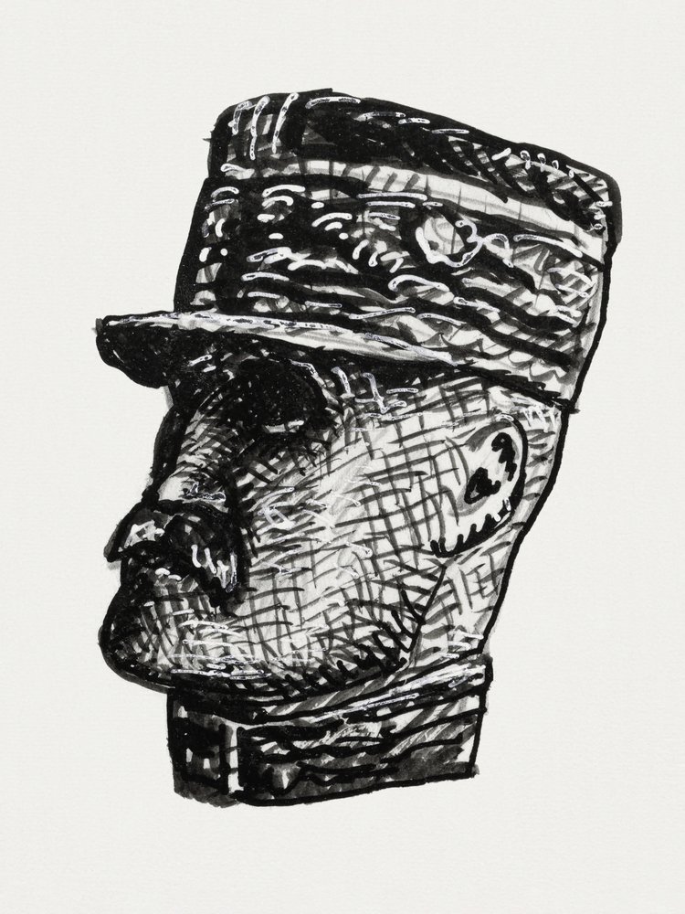 Porträt von Ferdinand Foch (ca. 1891–1941) von Leo Gestel