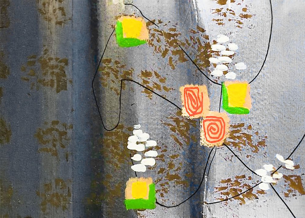 Abstrakte geometrische Wirbel von Lori Ann Folz