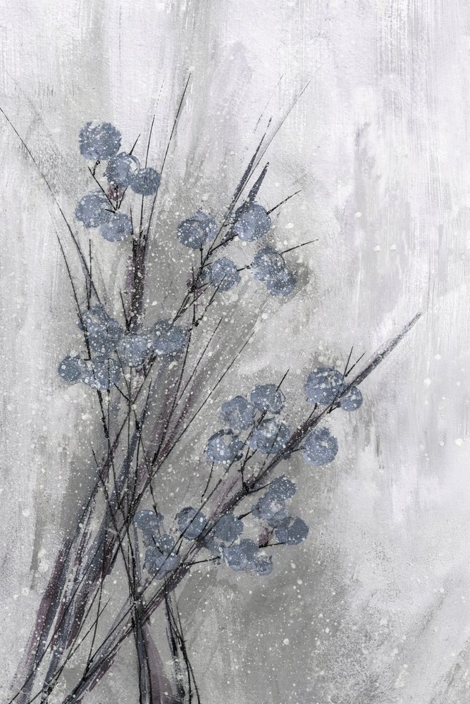 Bereifte blaue Zweige von Lori Ann Folz