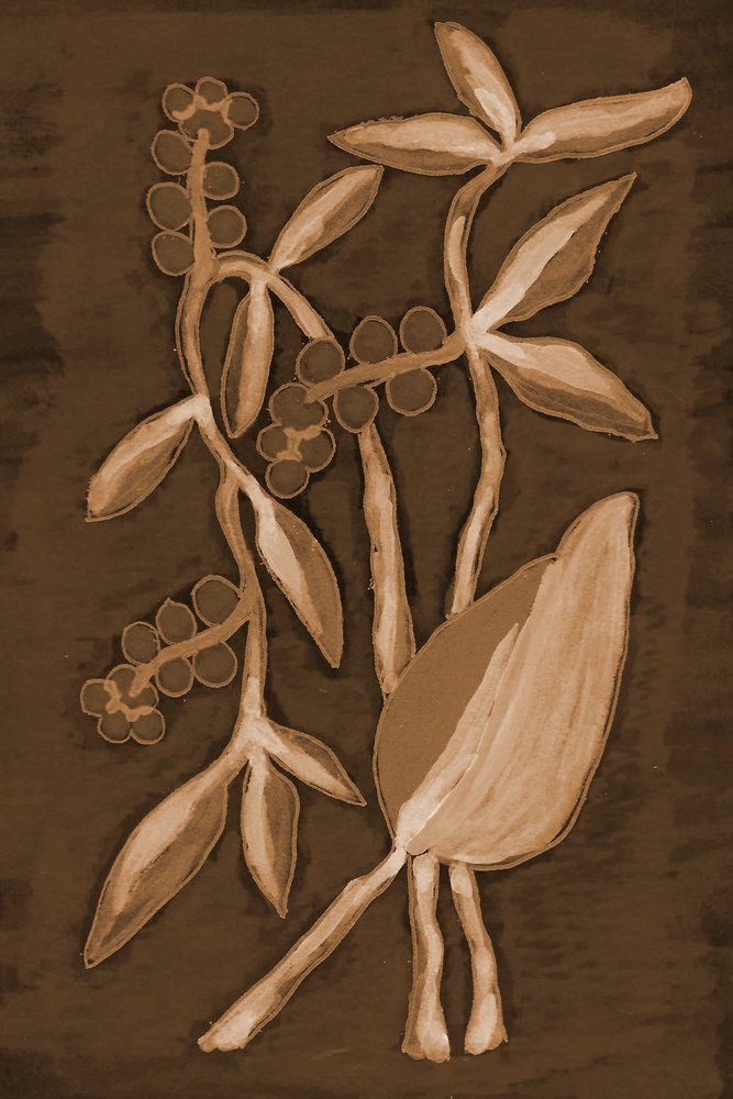 Organische Sepia Botanicals von Lori Ann Folz