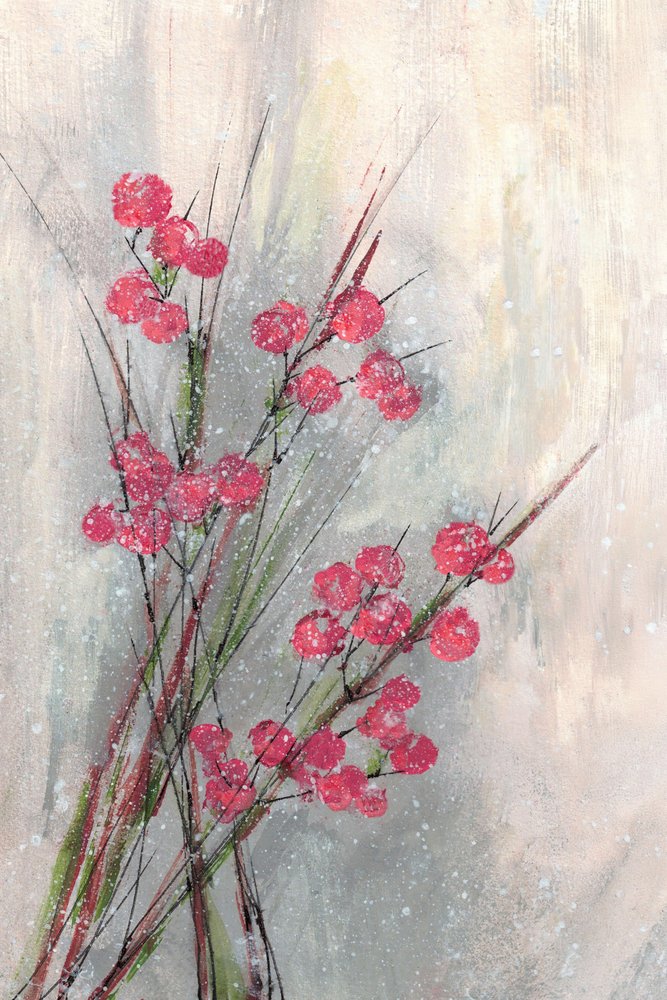 Verschneite rote Beeren von Lori Ann Folz