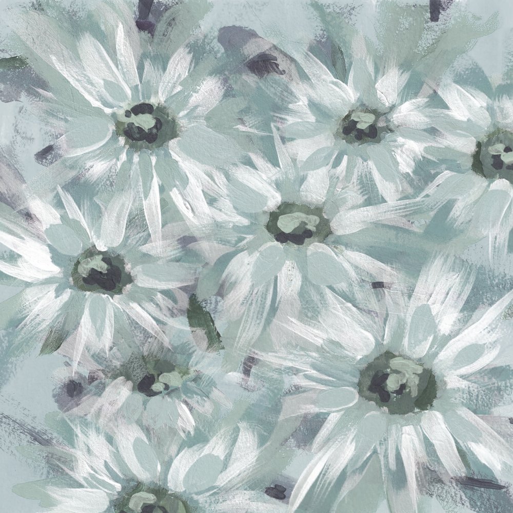 Weiche Blaue Gänseblümchen von Lori Ann Folz