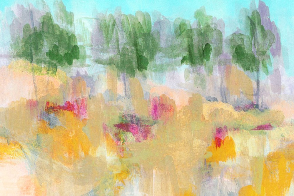 Lebendige Feldlandschaft von Lori Ann Folz