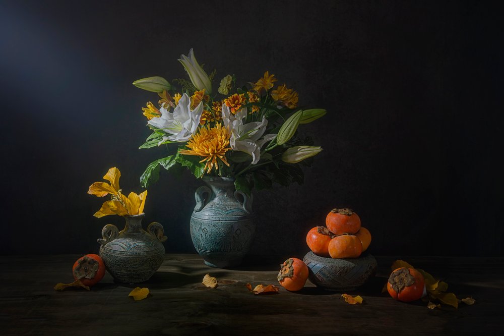 Herbstblüten und Früchte von Lydia Jacobs