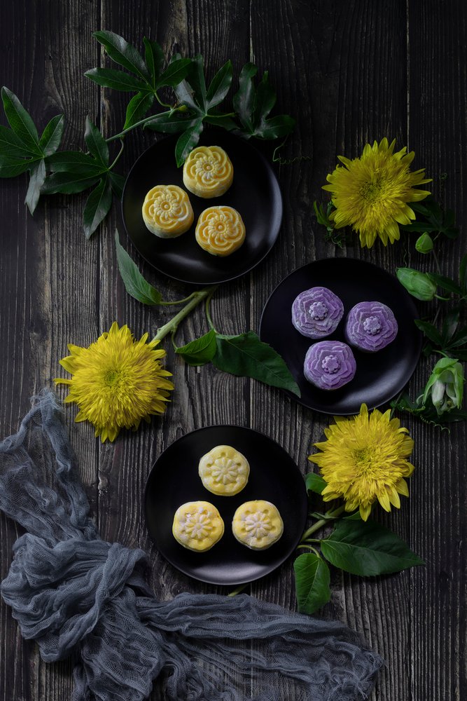 Festliches Mondkuchen Stillleben von Lydia Jacobs