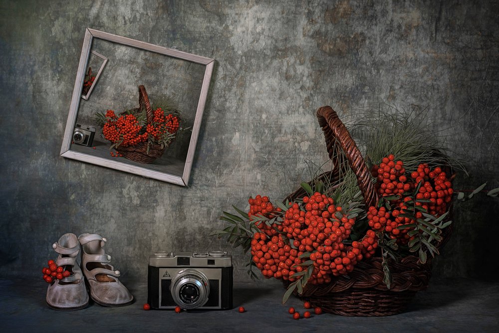 Vintage Herbststillleben von Lydia Jacobs