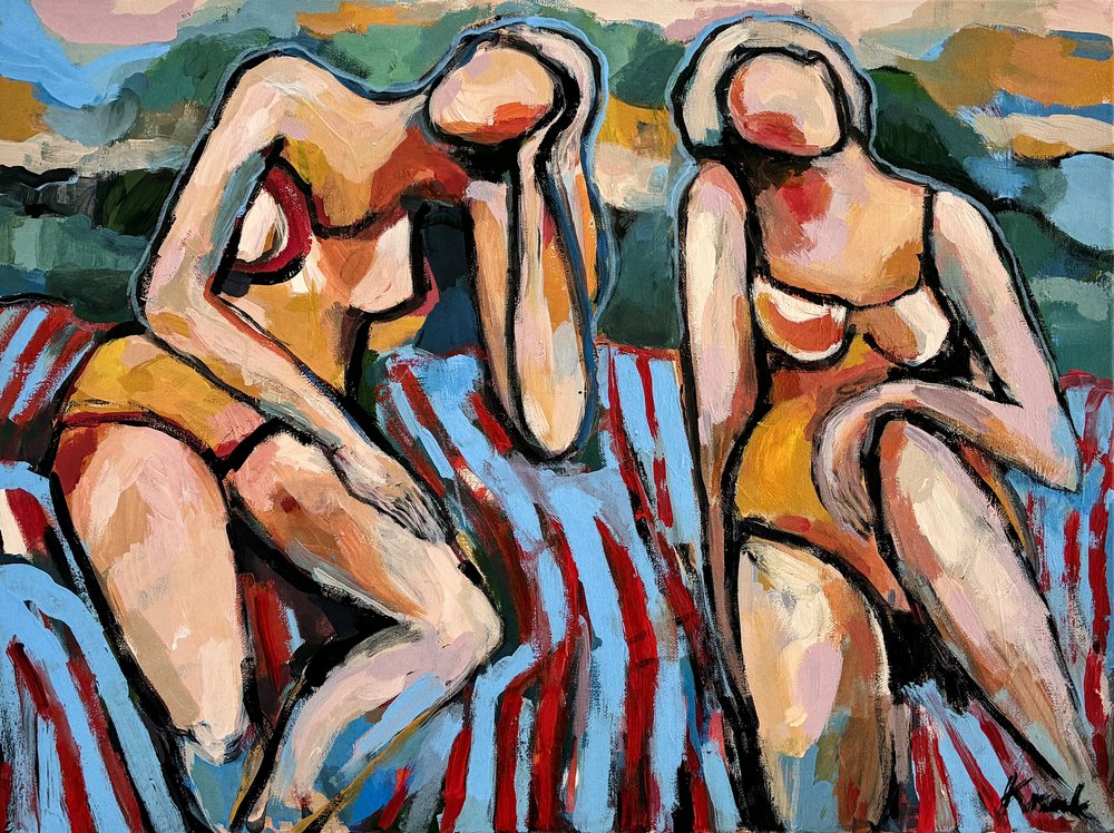 Sommer-Strand-Lounging von Magdalena  Krzak