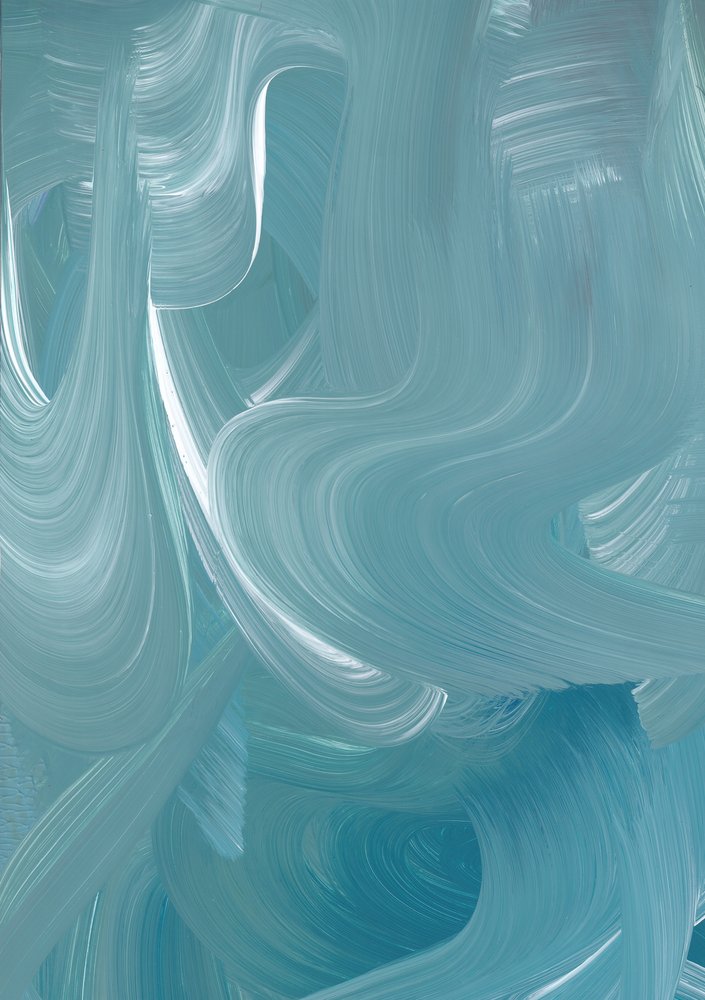 Fließende Aqua-Wirbel von Maira Ribena