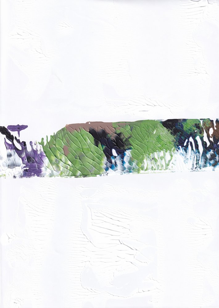 Serene abstrakte Landschaft von Maira Ribena