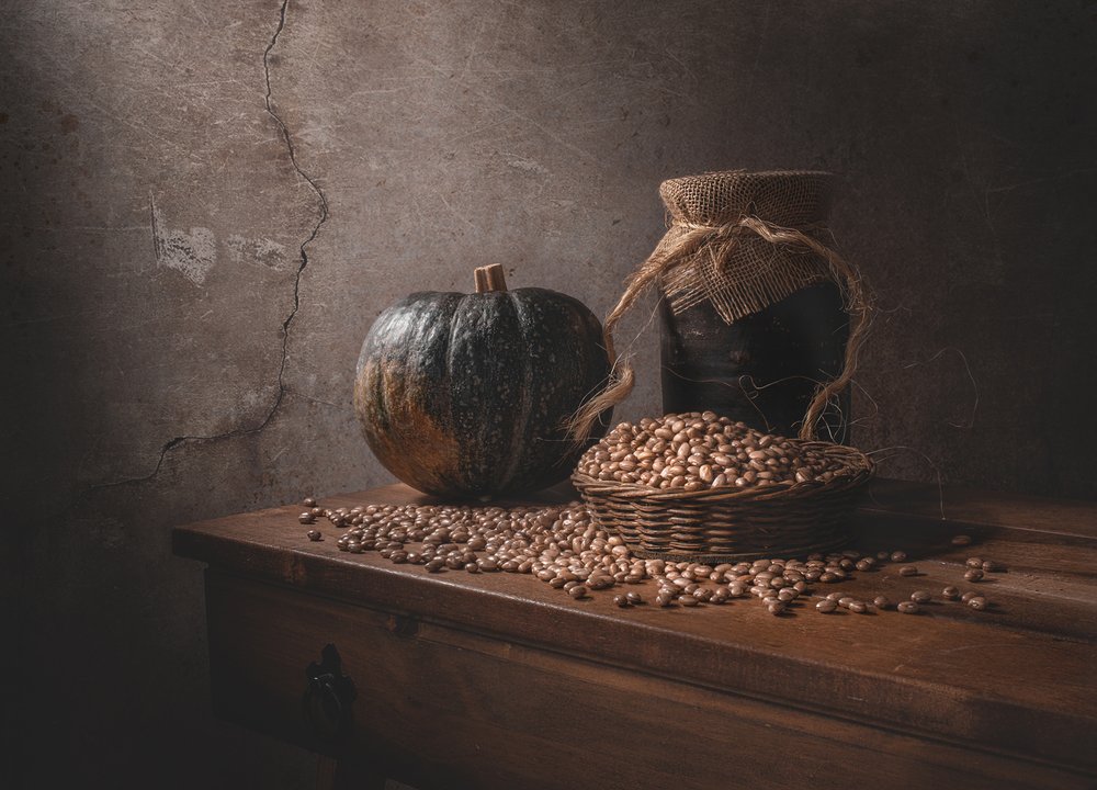 Rustikales Herbst Stillleben von Margareth Perfoncio