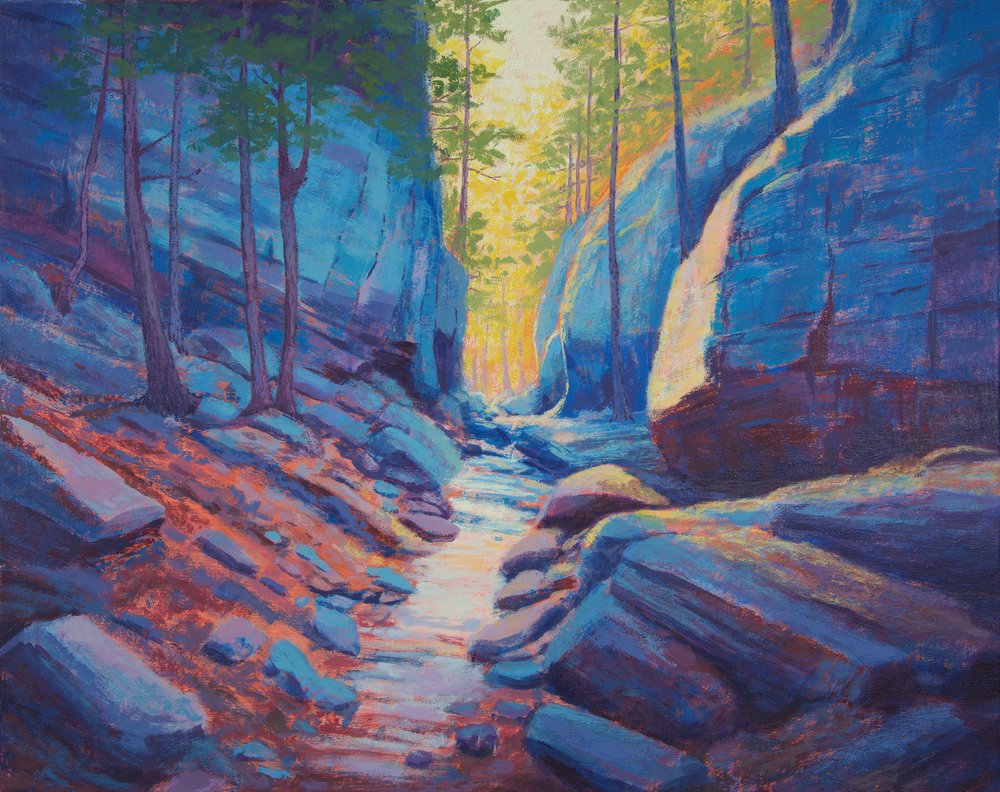 Sonniger Canyon-Bach von Matt Dominger