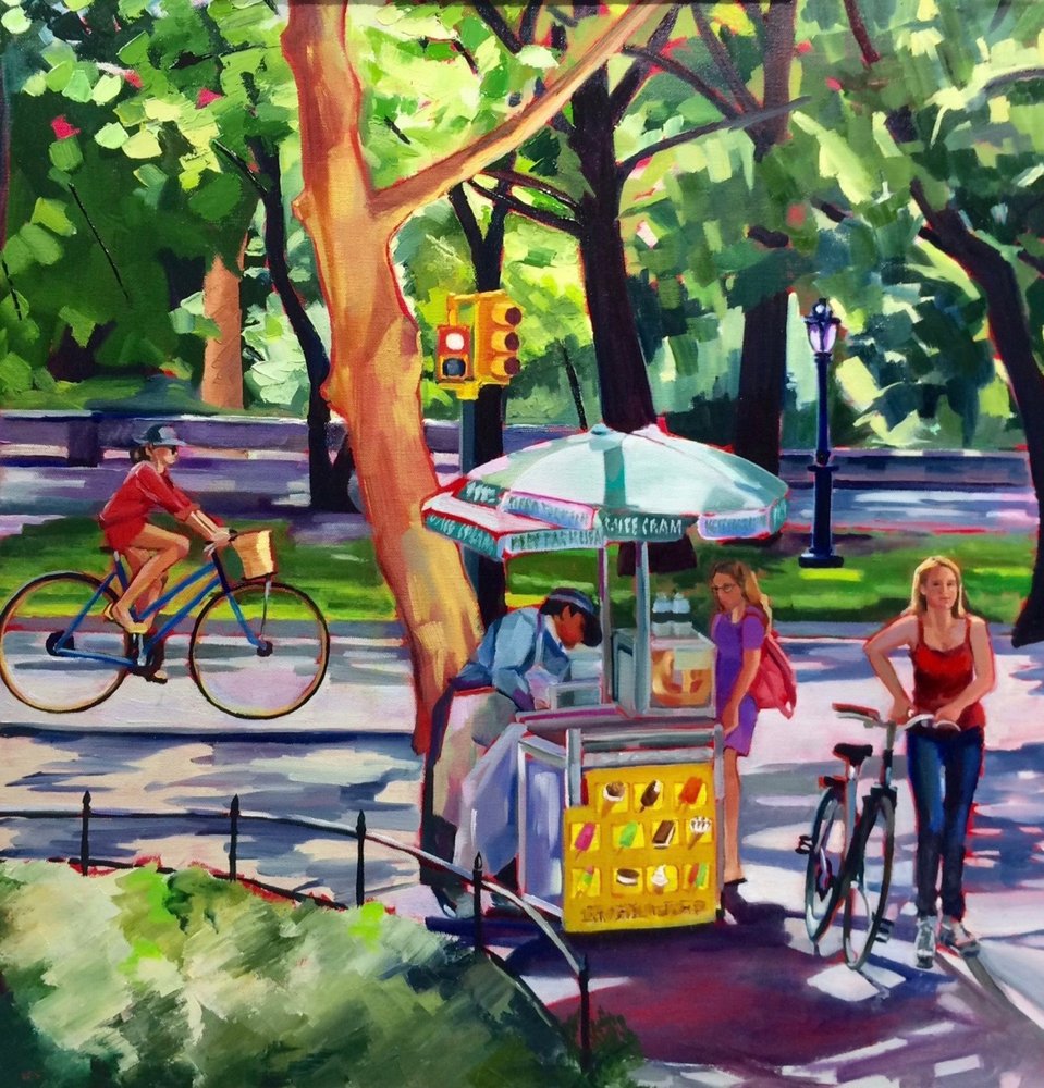 Erfrischungen im Stadtpark von Maxine Shore