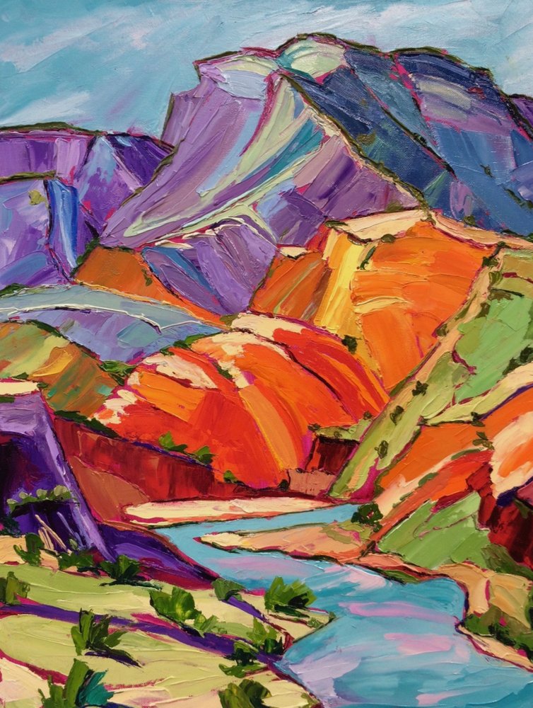 Lebendiger Canyon-Fluss von Maxine Shore